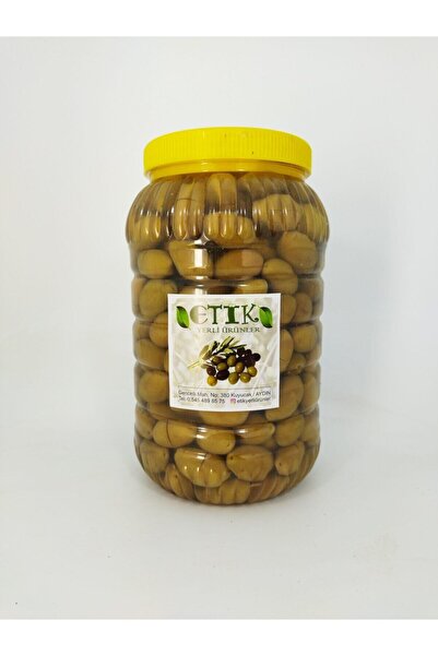 etik yerli ürünler Kalamata Cinsi Iri Boy Kırma Tatlanmış Zeytin 3 Kg