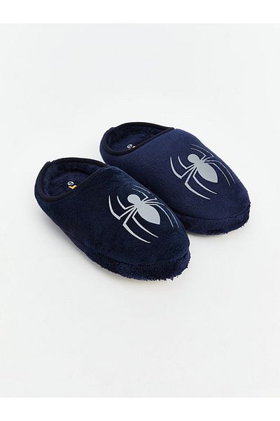 LC Waikiki Αγόρια παντόφλες σπιτιού LCW STEPS Navy Blue Spider-Man με στάμπα