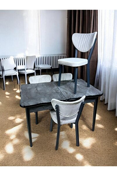 loretto MUTFAK MASA TAKIMI 4 KİŞİLİK  GLOSS MAX ( MDF )