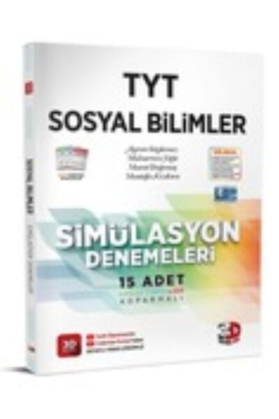 Karma Kitaplar TYT 3D Simülasyon Sosyal Bilimler Denemeleri Yeni Basım 2025