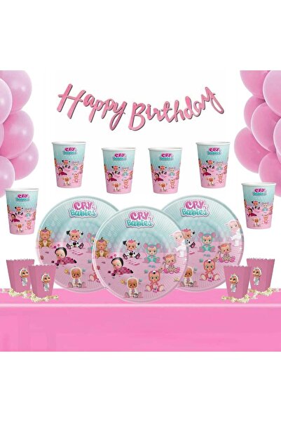 Parti Evreni Cry Babies Doğum Günü Seti 8 Kişilik