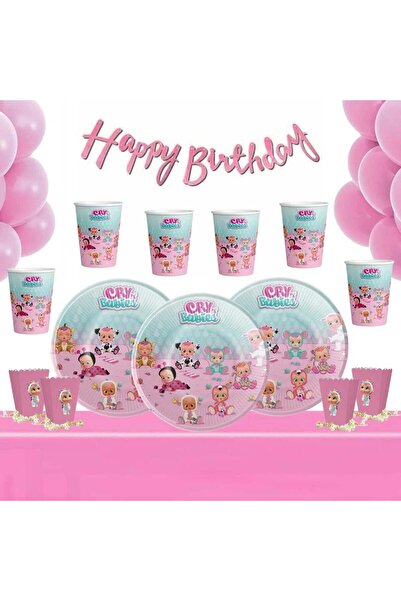 Parti Evreni Cry Babies Doğum Günü Seti 16 Kişilik