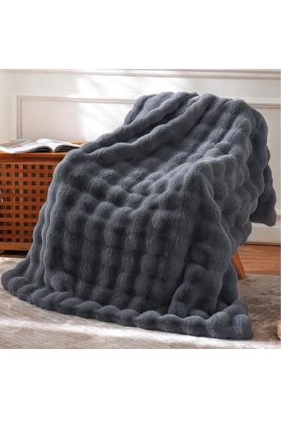 sevaradekor Husă de canapea de pluș Husă de canapea pufoasă Bubble Fleece 150 X 100 Cm