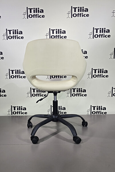 Tilia Monaco Çalışma Kesim Koltuğu Yonca Tekerlekli Siyah Ayak