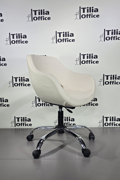 Tilia Monaco Çalışma Kesim Koltuğu Yonca Tekerlekli Krom Ayak