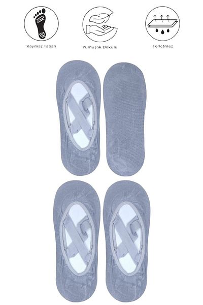 marufshop Чорапи за йога, пилатес, фитнес, танци и спорт с неплъзгаща се подметка от 2 части