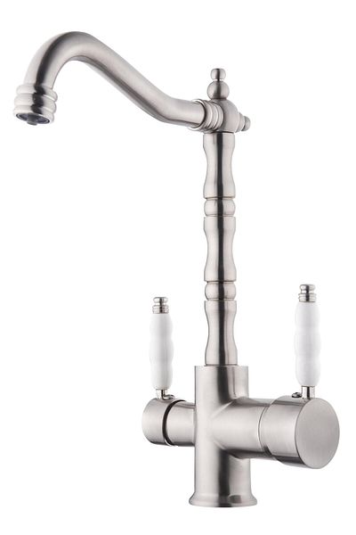 yediyapı Rustic Purified Seven Build Market Kitchen Sink Faucet - Retro Inox Satin