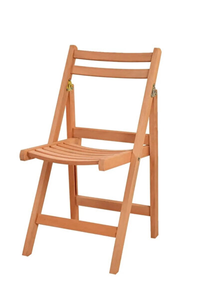 RUSTİKEVDECORART Ahşap Katlanır Taşınır Kanyon Sandalye Salon Mutfak Teras Ba...