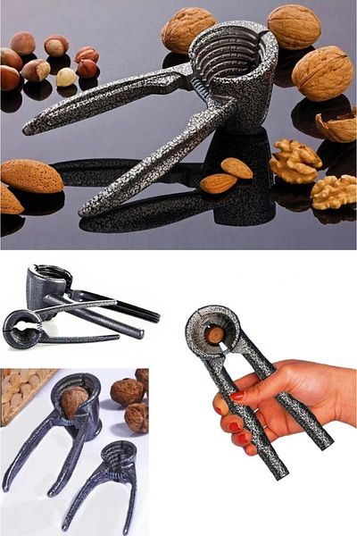 NEWSTORE HOME Metal Walnut and Almond Hazelnut Cracker