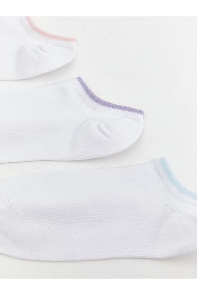 LC Waikiki New Season Women's Flat Booties Socks 3-Piece - S59660Z8