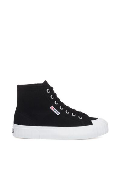 Superga 2696 Stripe Kadın Siyah Bilekli Sneaker