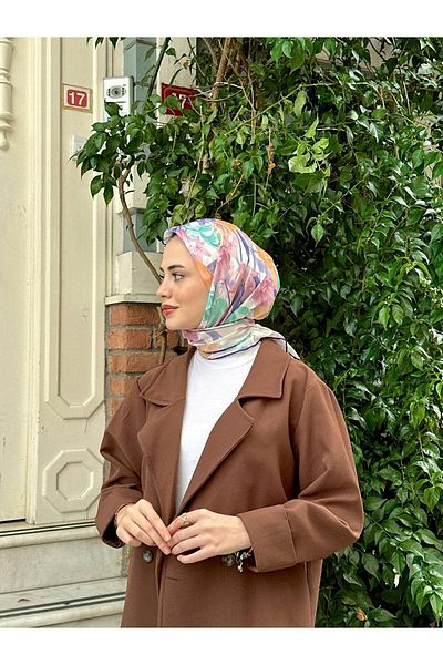 İpekhan Μαλακό κασκόλ Pera Navy Blue White 1148-12