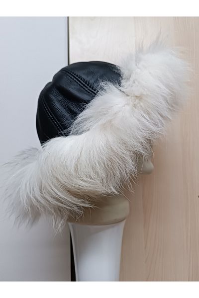 hoaryage Unisex Tailless Wolf Kıpçak Börk Kalpak Hat