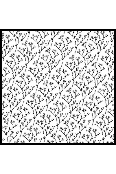 İpekhan Білий шарф з оливкової бавовни та віскози