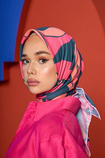İpekhan Μαλακό κασκόλ Marrakech Collection Black Salmon 1207-14