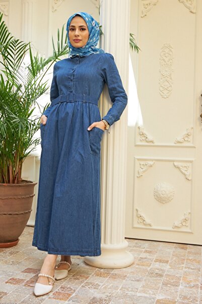 İpekhan Шарф з бавовняної віскози кольору індиго