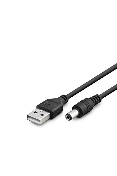HADRON Hdx1323 Tablet Şarj Kablosu Usb To 5.5*2.5 1M Siyah