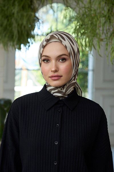 İpekhan Soft Scarf Mink Cream Summer Sparkle Collection - 1184-05