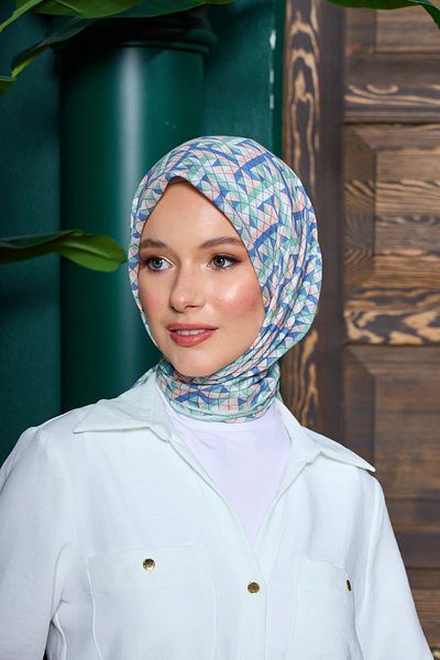 İpekhan Μαλακό κασκόλ Marrakech Collection Σολομός Αμέθυστος 1203-10