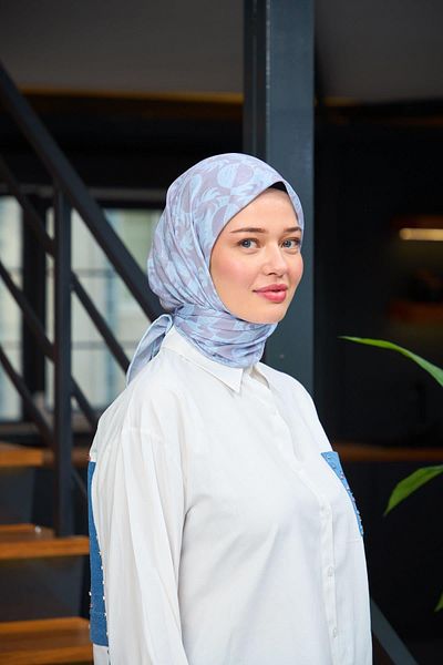 İpekhan Harmony Collection Soft Scarf Grey 1182-14
