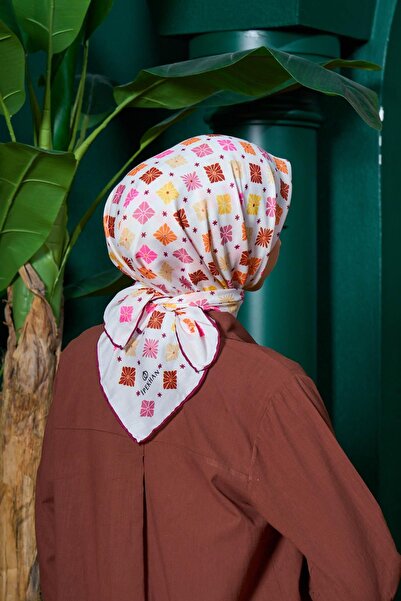 İpekhan Колекція Marrakech М'який шарф Білий цегла 1204-01