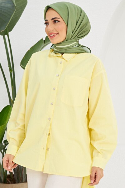 İpekhan Κασκόλ βισκόζης από βαμβακερό λάδι με απλό σχέδιο