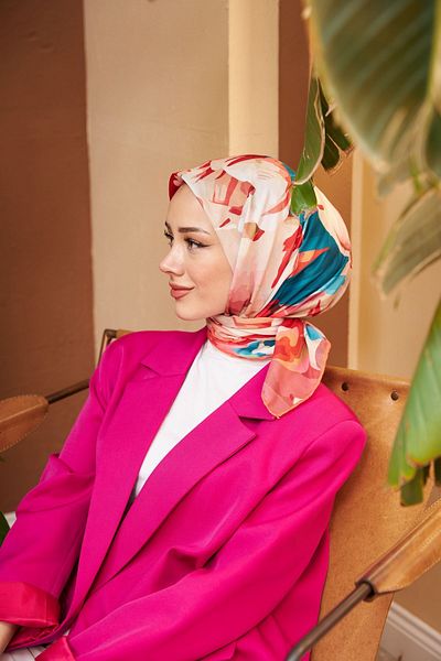 İpekhan Nature Line Rose Soft Scarf Tile Pink 1156-11