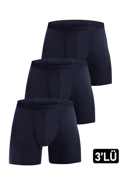 Öts 3-Piece Ανδρικό Modal Boxer Navy Blue