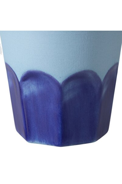 Genel Markalar HANDMADE PORSELEN MAVİ ESPRESSO FİNCANI -110 ML