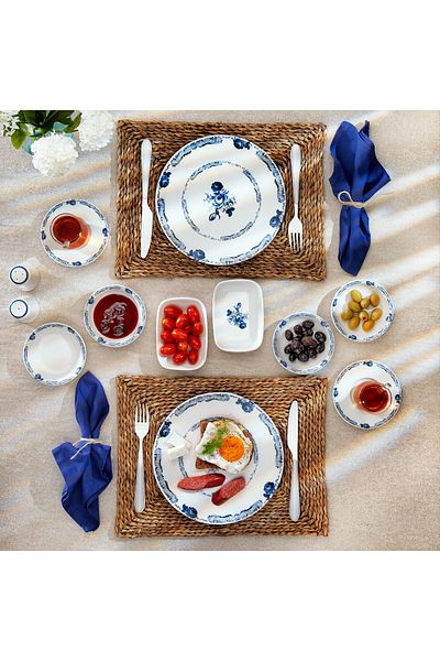 Schafer Vivian Breakfast Set 32 Pieces-Navy Blue02