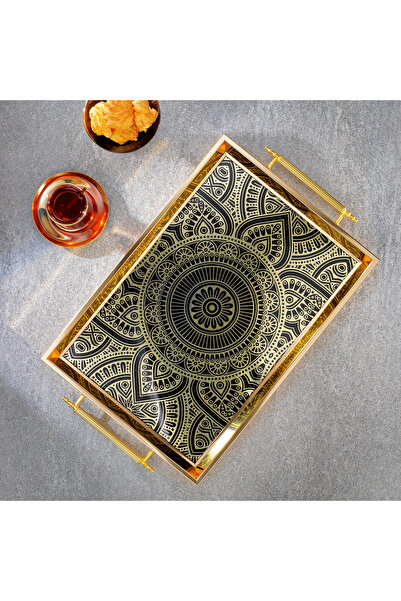 Schafer Kunst Tray - 1 Piece - Gold01