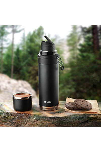 Schafer Iron Man Thermos 650 Ml-Black