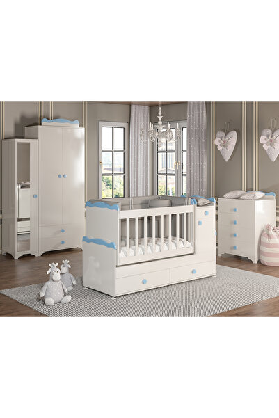 PATİKO Sahra 950 Bebek Odası Takımı Mavi