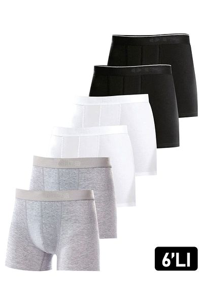 Öts Ανδρικό Lycra Boxer 6 τεμαχίων έγχρωμο