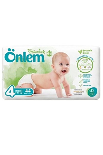 ÖNLEM Botanika 4 Beden Çocuk Bezi İkili Jumbo Maxi 44 Lü