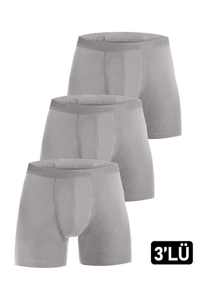 Öts 3-Piece Ανδρικό Modal Boxer Grey