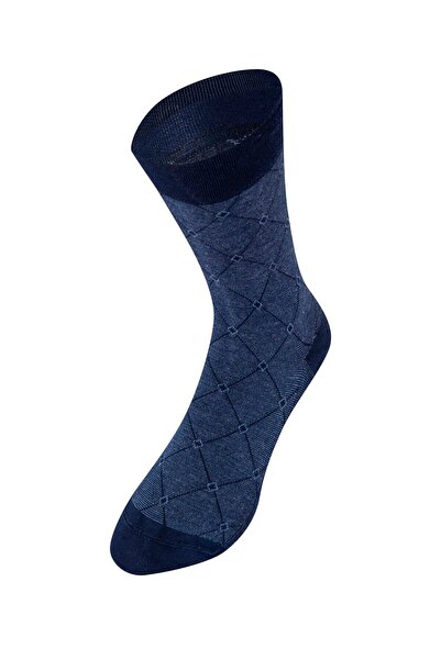 ERDEM İÇ GİYİM Мъжки зимни луксозни чорапи от естествен бамбук, тъмносини, Weweus, 891