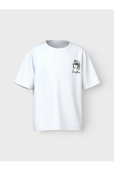 name ıt Koszulka dziewczęca biała