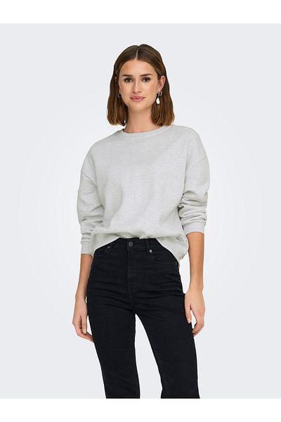 ONLY ONLELLIOT L/S O-NECK ZIP SWT