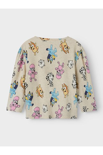 name ıt Nmfnina Bluey Ls Top - Sky Fabric