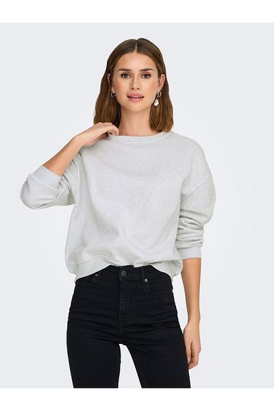 ONLY ONLELLIOT L/S O-NECK ZIP SWT