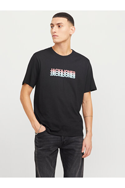 Jack & Jones تي شيرت شعار Rundalsausschnitt تي شيرت