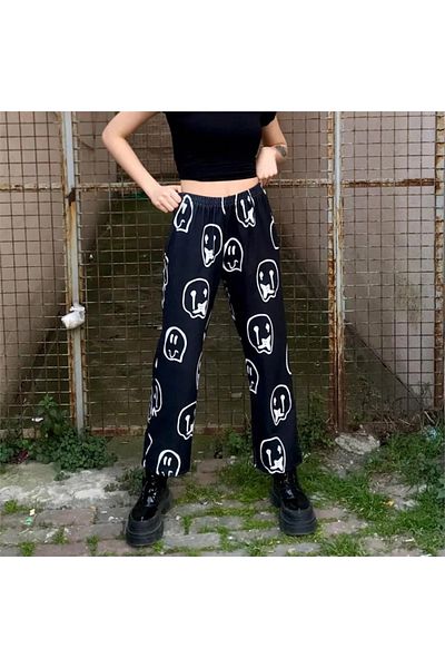 Köstebek Φόρμα Harajuku Street Creepy Smiley (unisex).