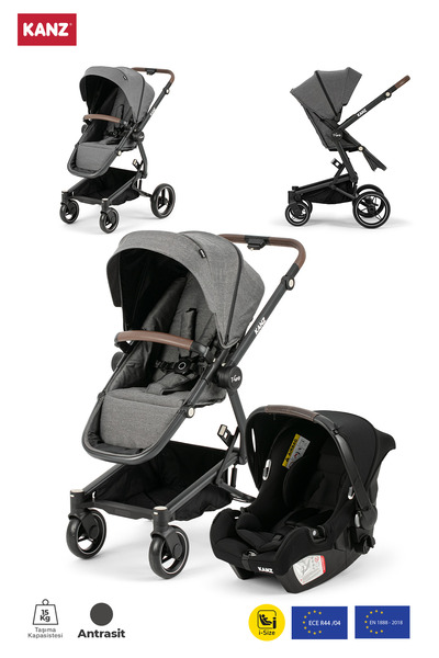 Kanz T-go Travel Sistem Bebek Arabası Siyah