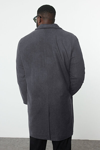 Trendyol Collection Men's Stamp Large Size Anthracite Winter Regular Fit - Tmnaw25Kb00008