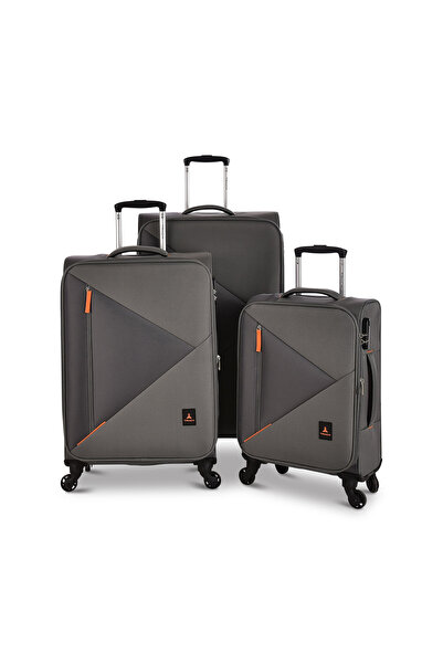 Track Travel Bag 3Pcs Luggage Set Soft Trolley LG003-3P