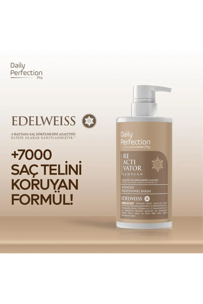 DAILY PERFECTION PRO Saç Dökülmesine Karşı Etkili Şampuan Reactivatör 450 ml