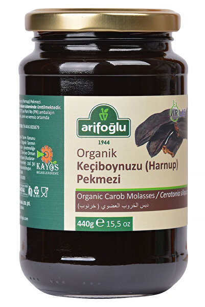 Arifoğlu Organik Keçiboynuzu Pekmezi 440g Arlab Harnup Pekmezi