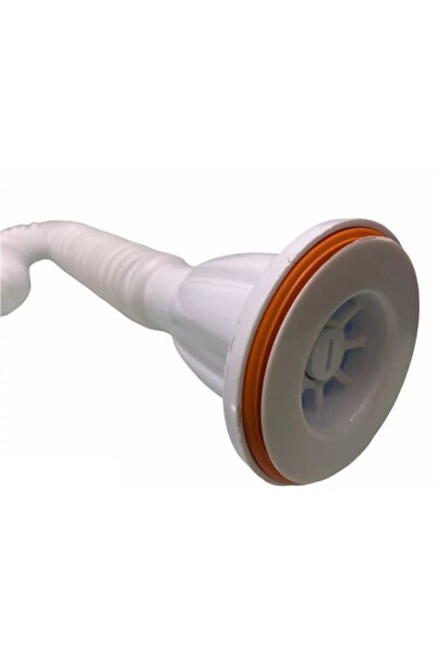 RENKYAPI Kokumatik Su Sızdırmaz Koku Önleyici Kapaklı Körüklü Lavabo Sifonu Gider Borusu Çekvalfli