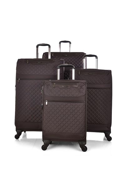 Magellan Soft Diamond Travel Bag 4Pcs Luggage Set Trolley Case 1515/4P